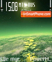 Capture d'écran Planet3 thème