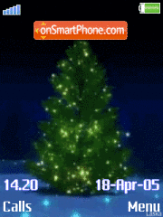 Christmastree tema screenshot