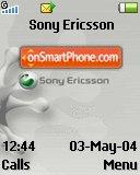 Capture d'écran Sony Ericsson 10 thème