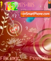 Golden Clock Style tema screenshot