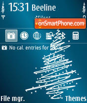 Christmas Tree 01 theme screenshot