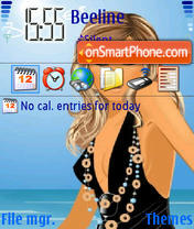 Summer Girl 02 theme screenshot