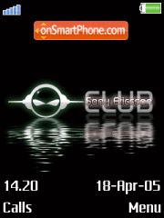 Sony Ericsson Club theme screenshot