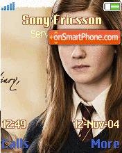 Скриншот темы Ginny Weasley (Harry Potter)