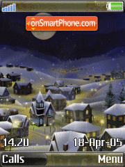Winter Night tema screenshot
