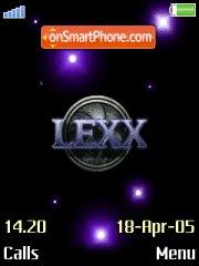 Capture d'écran Lexx thème