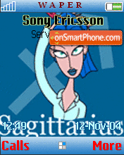 Animated Sagittarius theme screenshot
