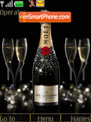 Capture d'écran Champagne Animated thème
