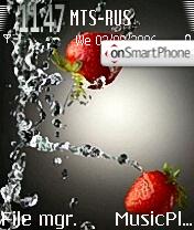 Strawberry Theme tema screenshot