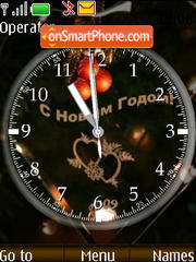 SWF new year clock tema screenshot
