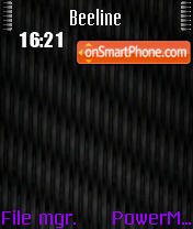 Black Extreme theme screenshot