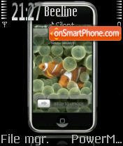 Iphone 1 es el tema de pantalla