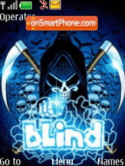 Animated Grim Reaper theme screenshot