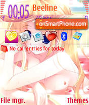 Cute Anime Girl Theme-Screenshot