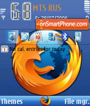 Скриншот темы Firefox