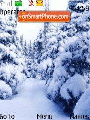 Capture d'écran Trees in Snow thème