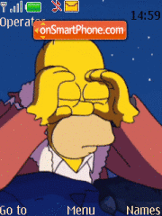 Simpsons Animated tema screenshot