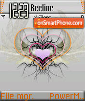 Love Heart 01 tema screenshot