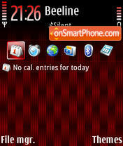 Express red fp1 theme screenshot