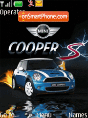 Скриншот темы Mini Cooper S Animated