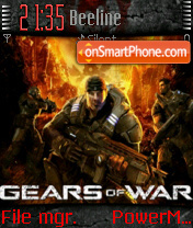 Gears of War theme screenshot