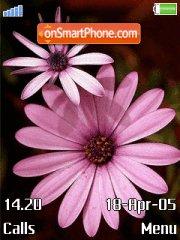 Flowers tema screenshot