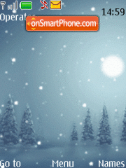 Скриншот темы Winter Nature Animated