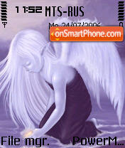 Violet Angel tema screenshot