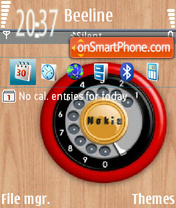 Capture d'écran Phone Nokia thème