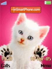 Kitten Animated tema screenshot