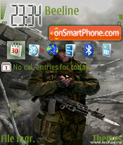 Capture d'écran Russian Soldier thème