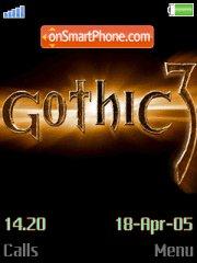 Gothic es el tema de pantalla