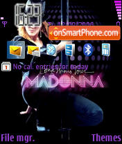 Скриншот темы Madonna Confessions Tour