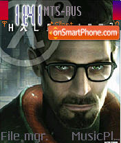 Capture d'écran Half Life 2 thème