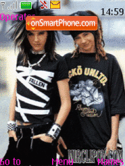Capture d'écran Tokio Hotel thème