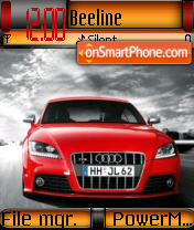 Capture d'écran Audi Red thème