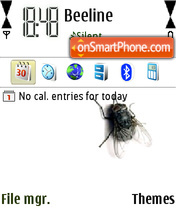 A Fly theme screenshot