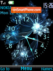 Capture d'écran SWF abstract clock thème