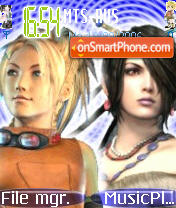Capture d'écran Final Fantasy X b thème