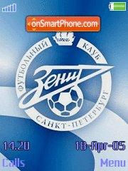 Capture d'écran FC Zenit thème
