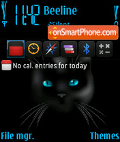 Blackcat Yi es el tema de pantalla