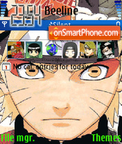 Capture d'écran Naruto sannin mode thème