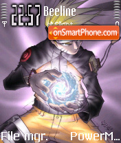 Capture d'écran Uzumaki Naruto thème