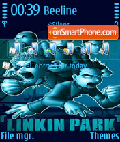 Скриншот темы Linkin Park 06