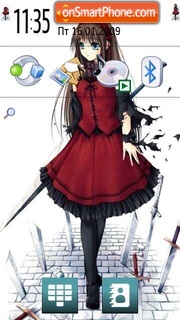 Capture d'écran Anime Girl 11 thème