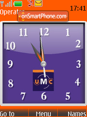 Скриншот темы Umc Clock SWF