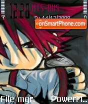 Capture d'écran Sasuke Punk thème