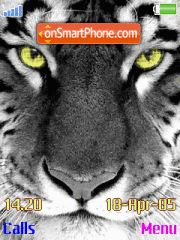 Capture d'écran White Tiger thème