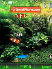 SWF dream aquarium es el tema de pantalla