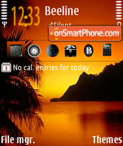 Sunset 05 theme screenshot